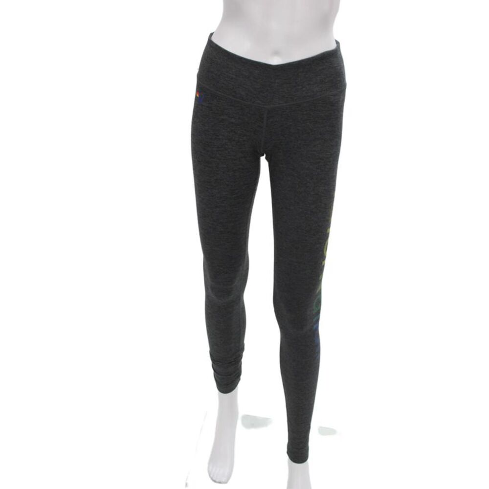 Aviator Nation Womens Ankle Leggings Gray Pride Size S